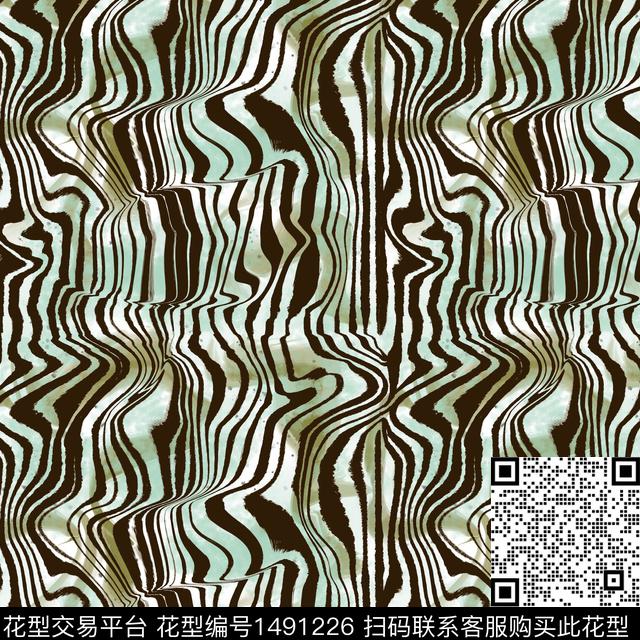 动物纹大牌风年轻女性数码印花华亿平台下载（图片编号: 1491226） - 瓦栏（Walan）