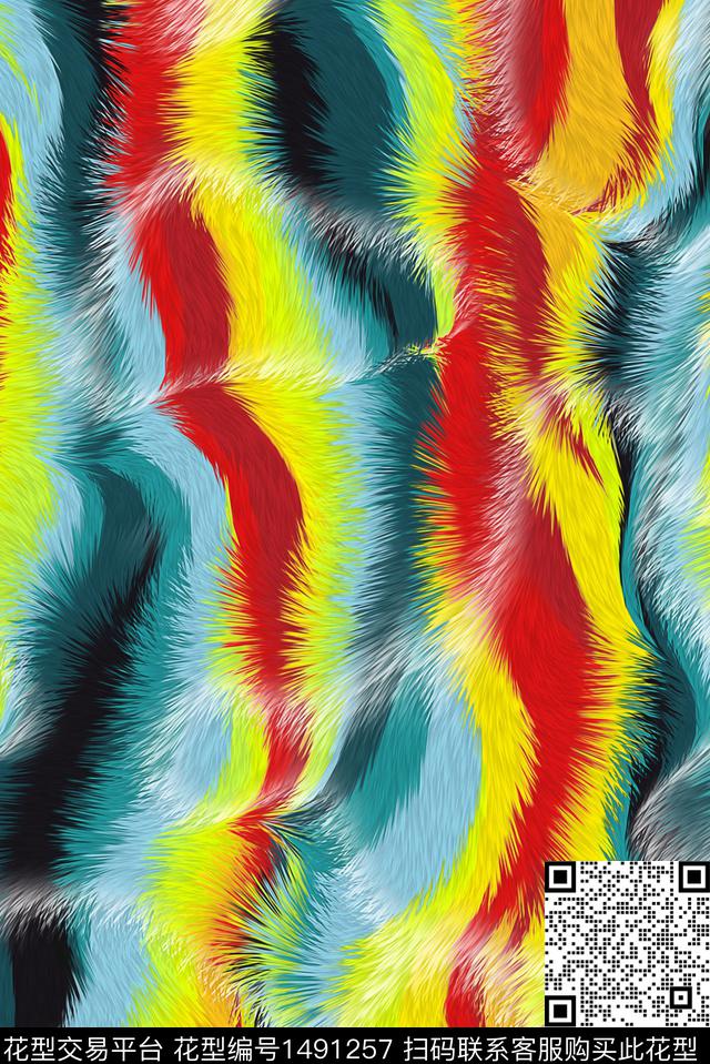 数码华亿平台羽绒服纹理数码印花华亿平台下载（图片编号: 1491257） - 瓦栏（Walan）