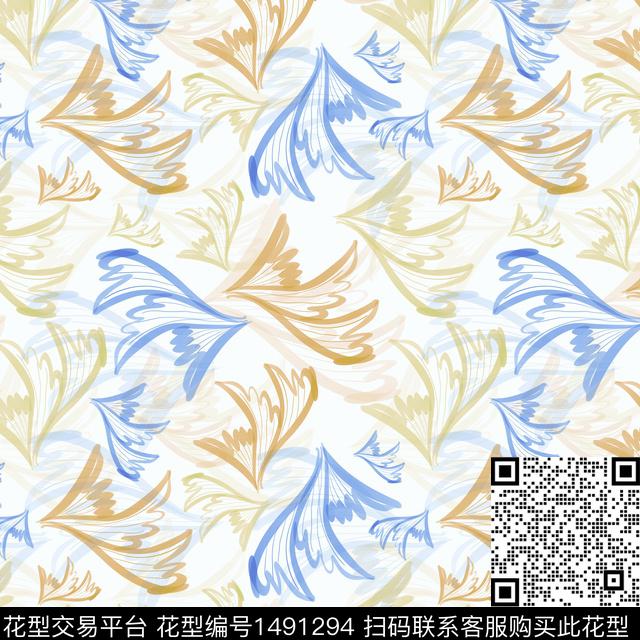 花卉小碎花中老年传统印花华亿平台下载（图片编号: 1491294） - 瓦栏（Walan）