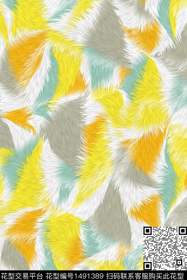 几何数码华亿平台羽绒服数码印花华亿平台下载（图片编号: 1491389） - 瓦栏（Walan）