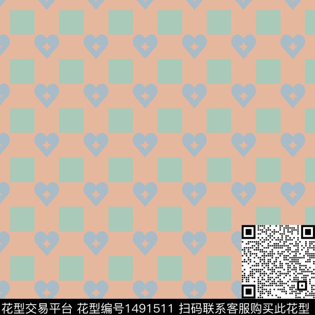 几何大牌风小碎花传统印花华亿平台下载（图片编号: 1491511） - 瓦栏（Walan）