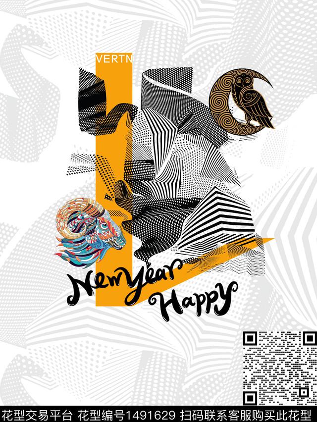 字母文字动物数码印花华亿平台下载（图片编号: 1491629） - 瓦栏（Walan）