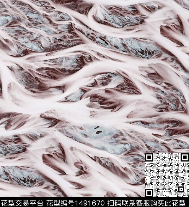 肌理秋冬华亿平台地表数码印花华亿平台下载（图片编号: 1491670） - 瓦栏（Walan）