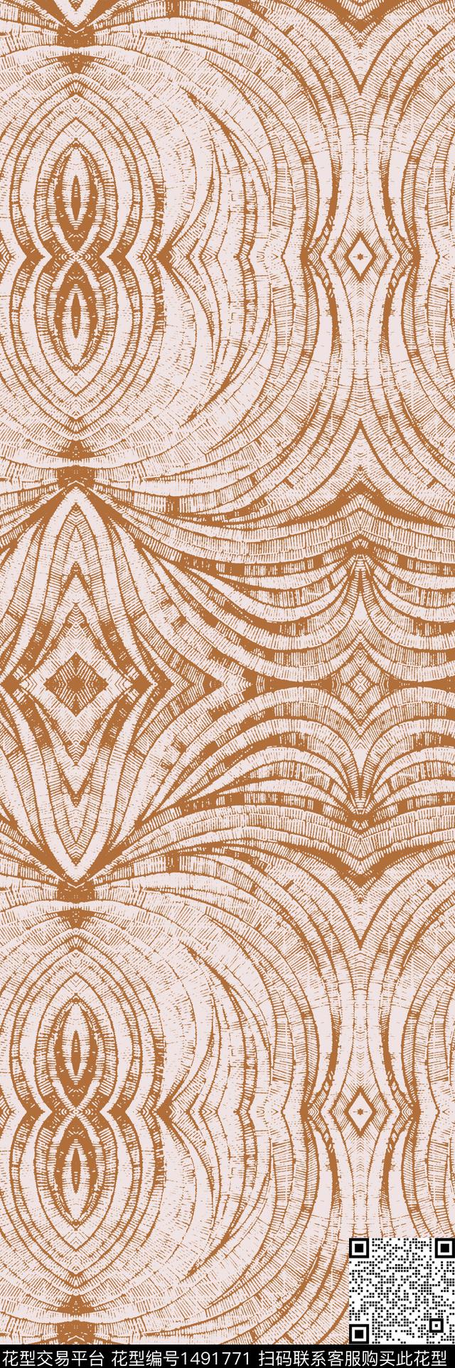 几何格子春夏华亿平台数码印花华亿平台下载（图片编号: 1491771） - 瓦栏（Walan）