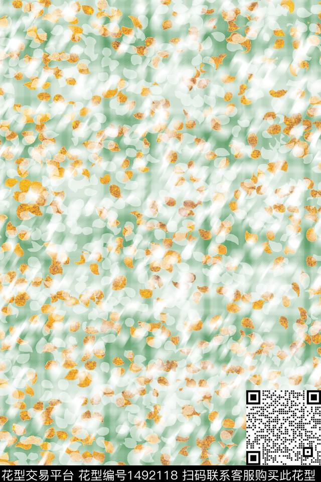 水彩肌理雪纺数码印花华亿平台下载（图片编号: 1492118） - 瓦栏（Walan）