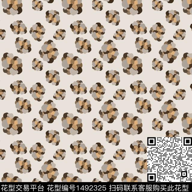 手绘波点传统印花华亿平台下载（图片编号: 1492325） - 瓦栏（Walan）