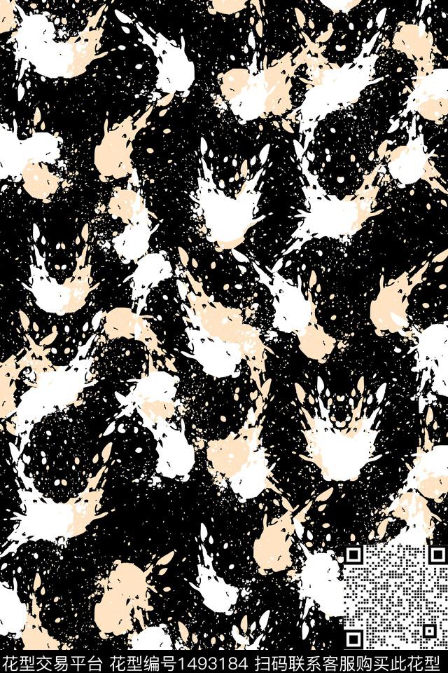 抽象男装户外家居服传统印花华亿平台下载（图片编号: 1493184） - 瓦栏（Walan）