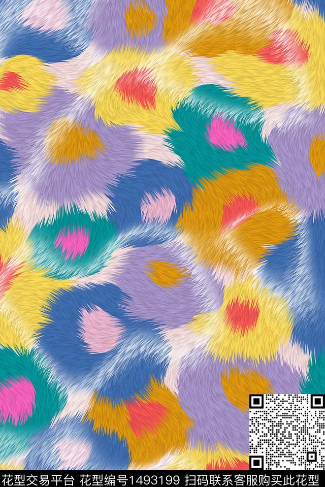 几何纹理动物纹数码印花华亿平台下载（图片编号: 1493199） - 瓦栏（Walan）