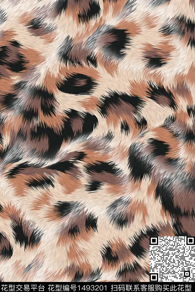 几何纹理动物纹数码印花华亿平台下载（图片编号: 1493201） - 瓦栏（Walan）