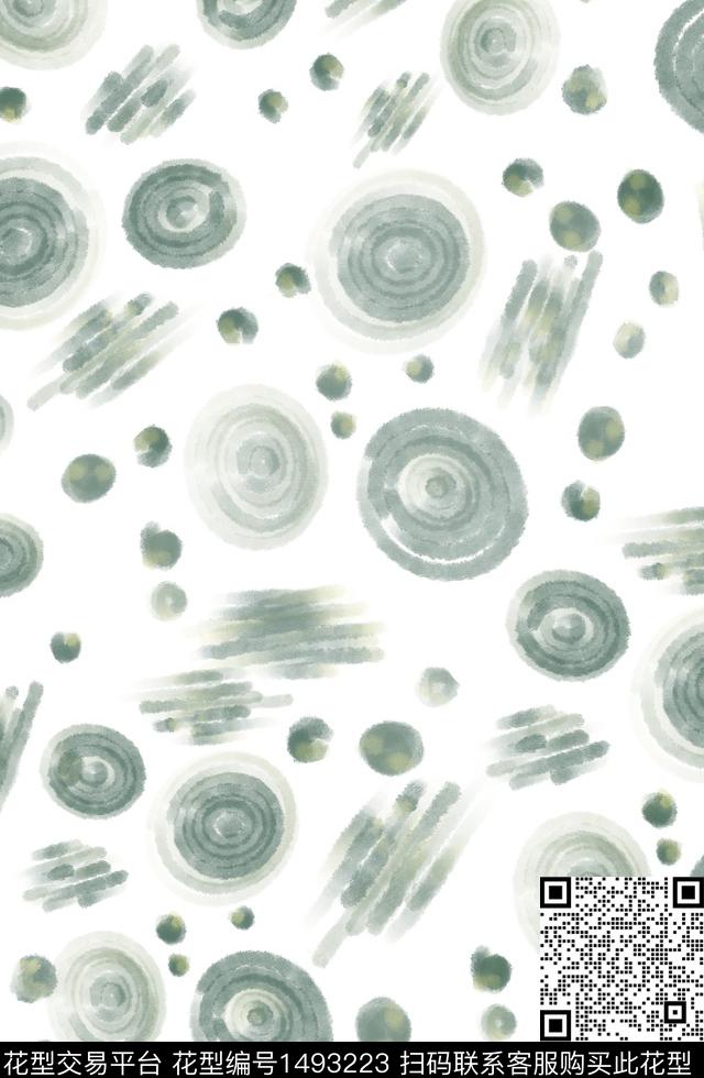 水彩涂鸦时尚数码印花华亿平台下载（图片编号: 1493223） - 瓦栏（Walan）