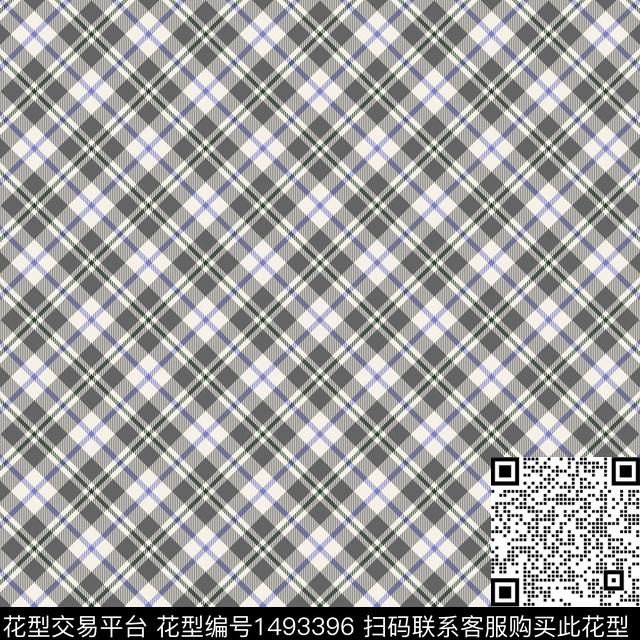 几何格子大牌风传统印花华亿平台下载（图片编号: 1493396） - 瓦栏（Walan）