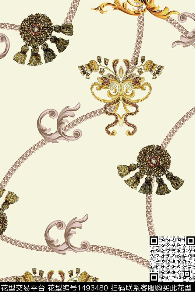 花卉香云纱老年花数码印花华亿平台下载（图片编号: 1493480） - 瓦栏（Walan）