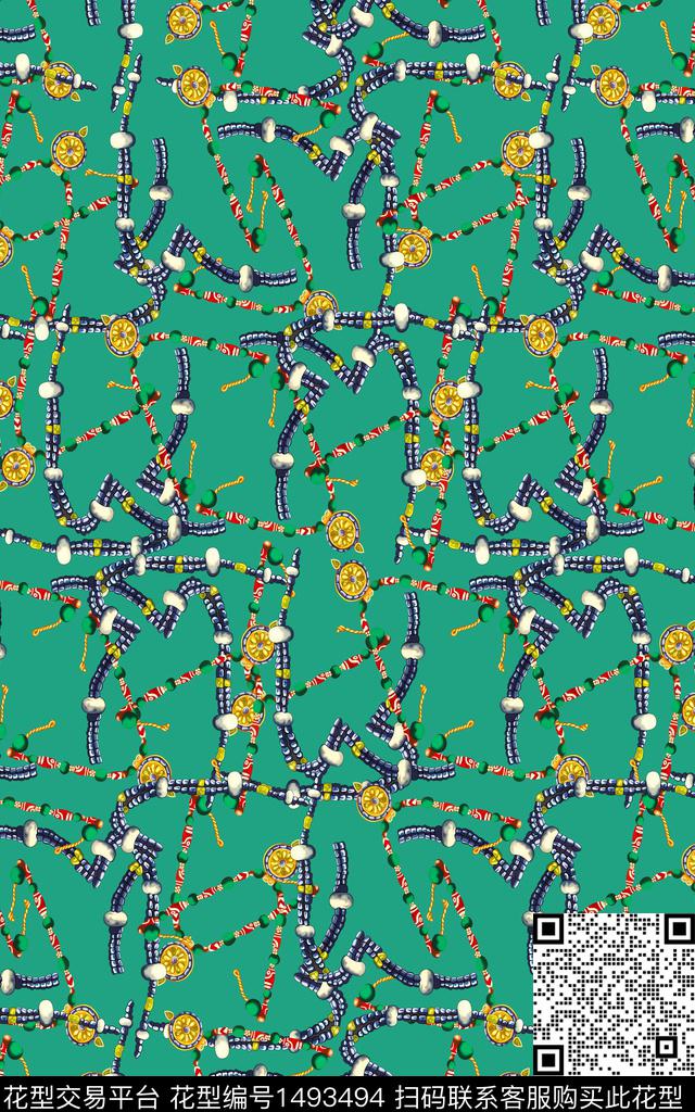 民族风抽象中老年数码印花华亿平台下载（图片编号: 1493494） - 瓦栏（Walan）