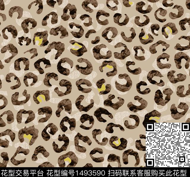 动物花卉奢华时尚传统印花华亿平台下载（图片编号: 1493590） - 瓦栏（Walan）