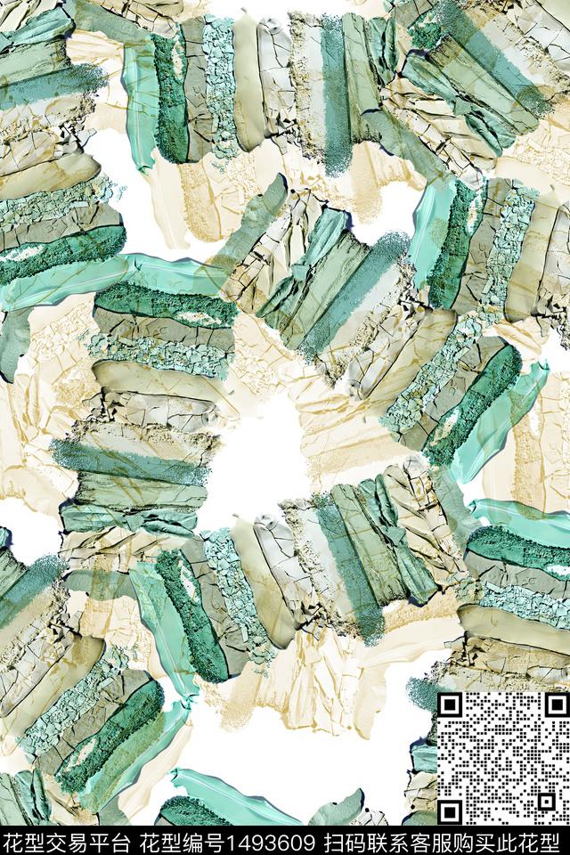 几何肌理大牌风数码印花华亿平台下载（图片编号: 1493609） - 瓦栏（Walan）