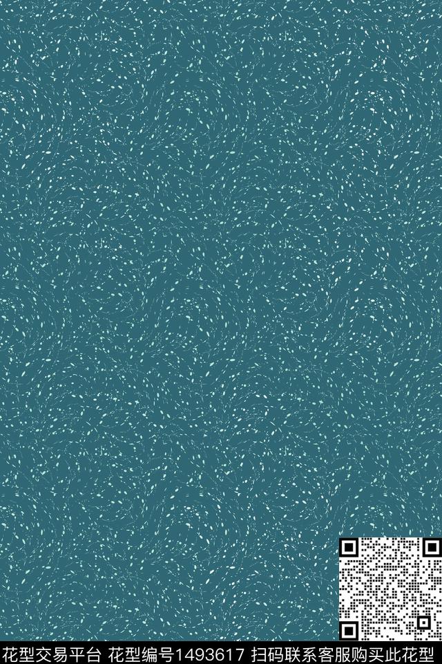 几何线条连衣裙数码印花华亿平台下载（图片编号: 1493617） - 瓦栏（Walan）