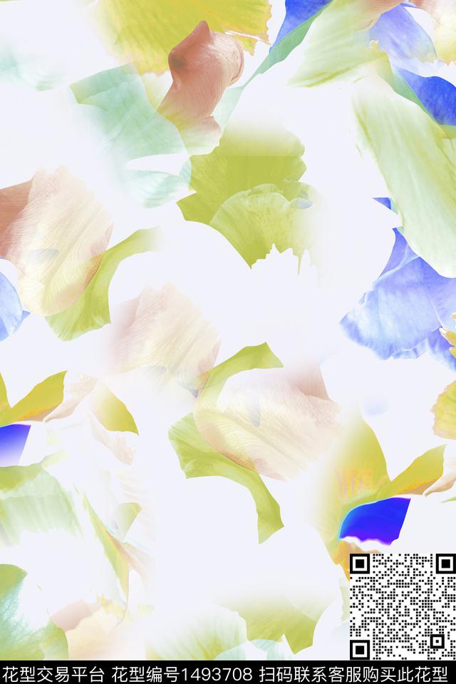 扎染华亿平台男装大牌风数码印花华亿平台下载（图片编号: 1493708） - 瓦栏（Walan）