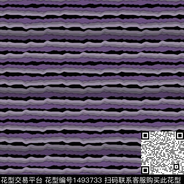几何线条条纹传统印花华亿平台下载（图片编号: 1493733） - 瓦栏（Walan）