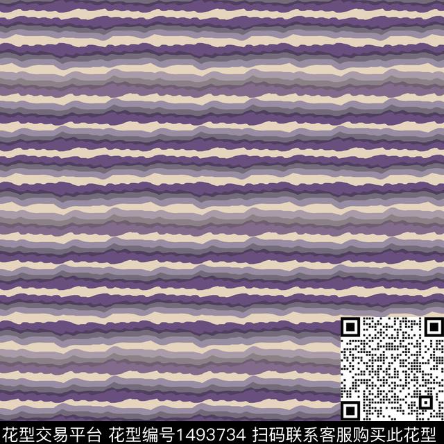 几何线条条纹传统印花华亿平台下载（图片编号: 1493734） - 瓦栏（Walan）