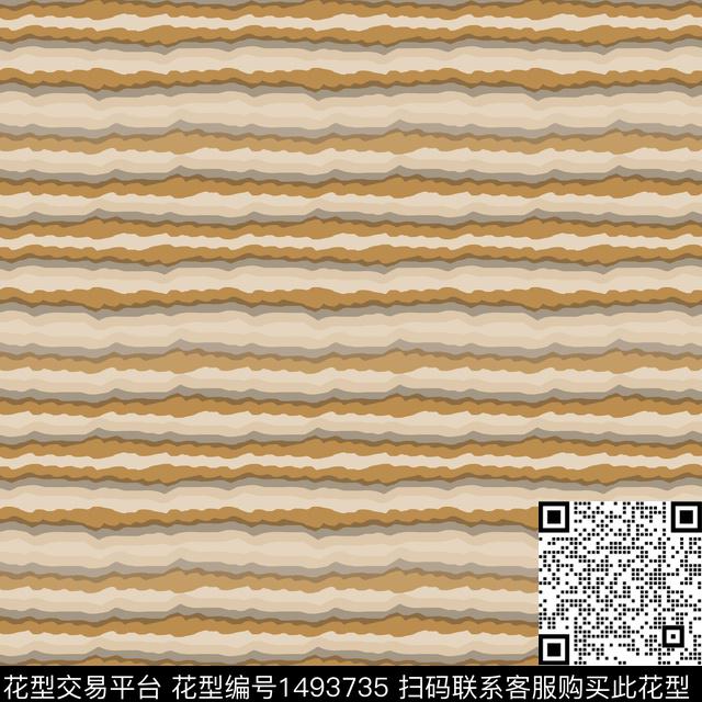 几何线条条纹传统印花华亿平台下载（图片编号: 1493735） - 瓦栏（Walan）