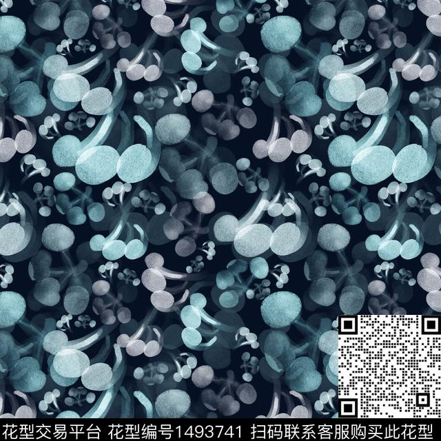 几何手绘趣味数码印花华亿平台下载（图片编号: 1493741） - 瓦栏（Walan）