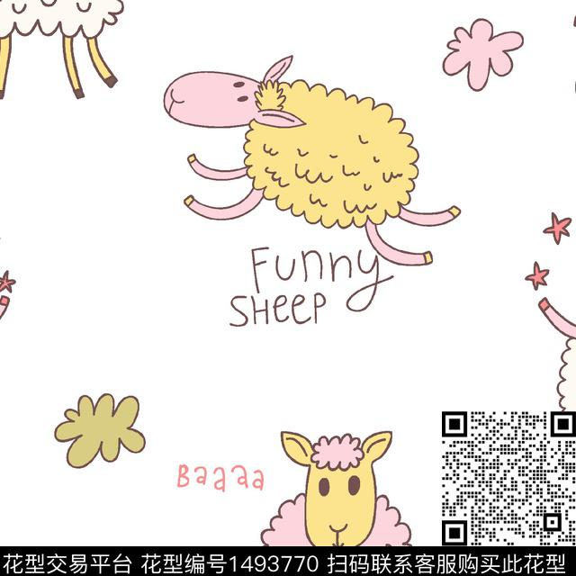 童装动物可爱传统印花华亿平台下载（图片编号: 1493770） - 瓦栏（Walan）