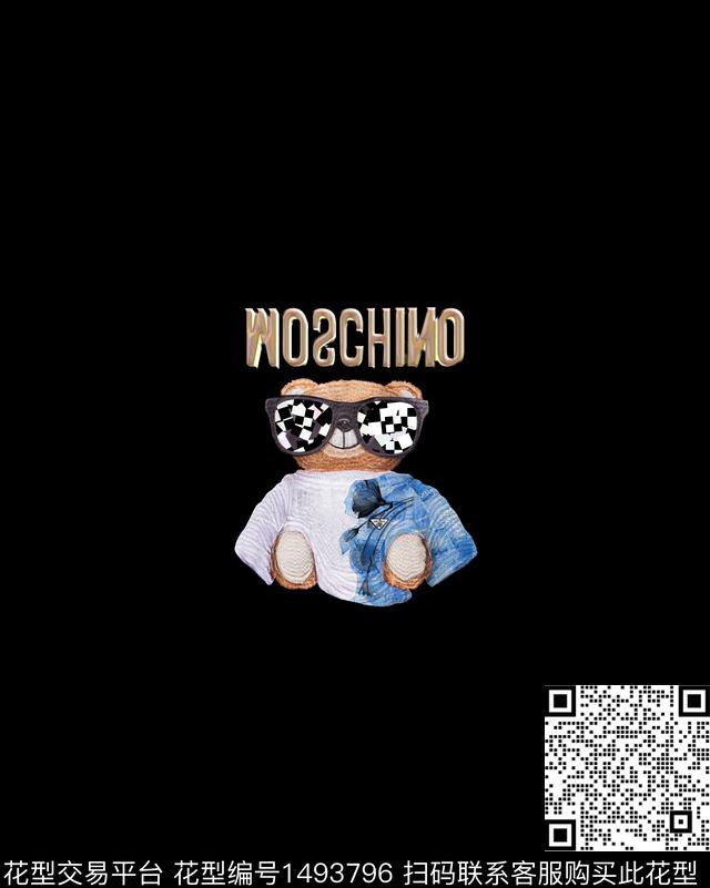 定位花字母男装数码印花华亿平台下载（图片编号: 1493796） - 瓦栏（Walan）