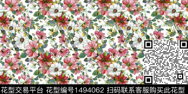 几何大牌风年轻女性数码印花华亿平台下载（图片编号: 1494062） - 瓦栏（Walan）