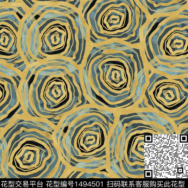 几何肌理大牌风数码印花华亿平台下载（图片编号: 1494501） - 瓦栏（Walan）