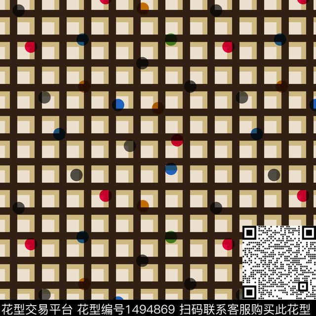 格子卡通数码印花华亿平台下载（图片编号: 1494869） - 瓦栏（Walan）