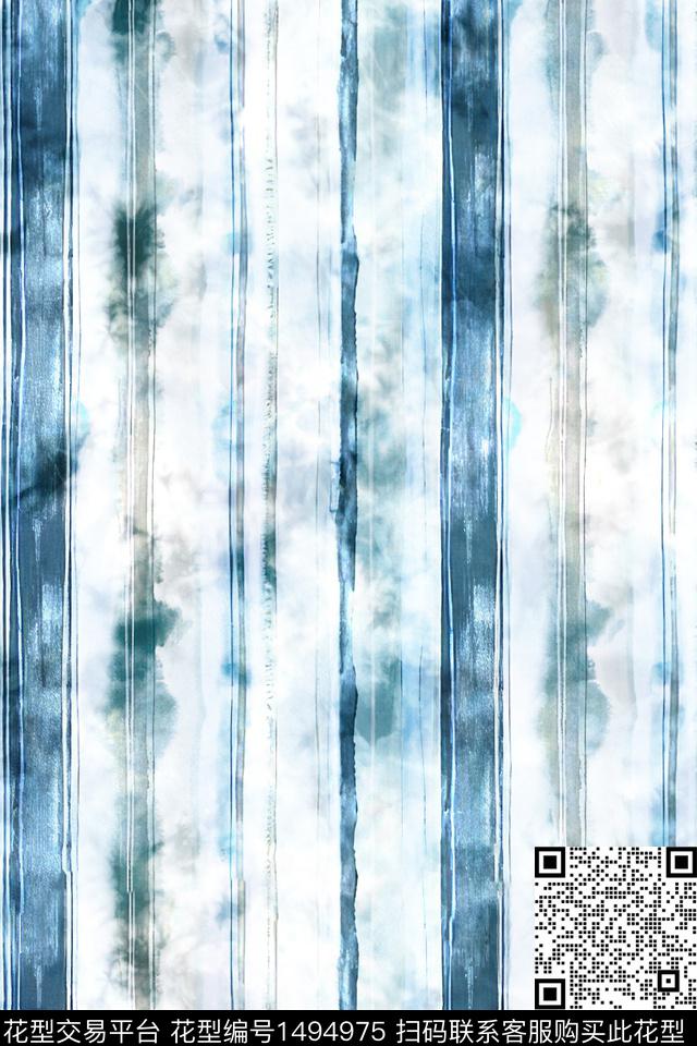 几何大牌风抽象数码印花华亿平台下载（图片编号: 1494975） - 瓦栏（Walan）