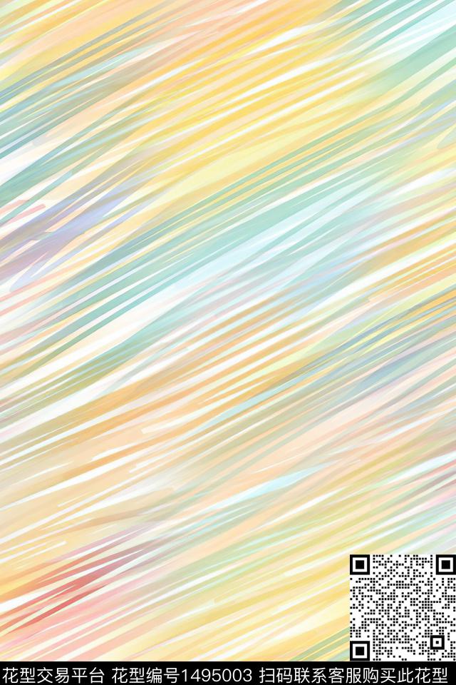 几何肌理扎染华亿平台数码印花华亿平台下载（图片编号: 1495003） - 瓦栏（Walan）