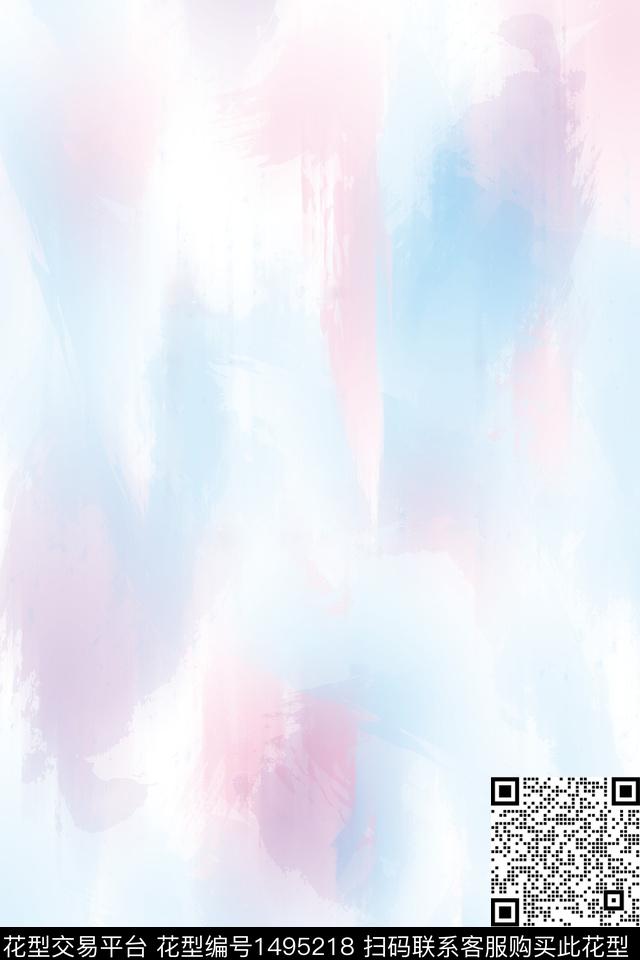 水彩渐变肌理数码印花华亿平台下载（图片编号: 1495218） - 瓦栏（Walan）