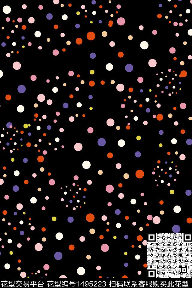 年轻女性小清新真丝传统印花华亿平台下载（图片编号: 1495223） - 瓦栏（Walan）