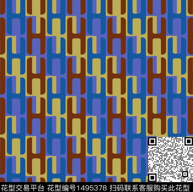 几何卡通小碎花传统印花华亿平台下载（图片编号: 1495378） - 瓦栏（Walan）