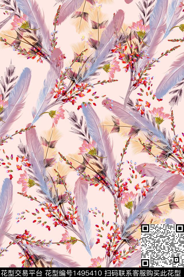 女装大牌风中老年数码印花华亿平台下载（图片编号: 1495410） - 瓦栏（Walan）