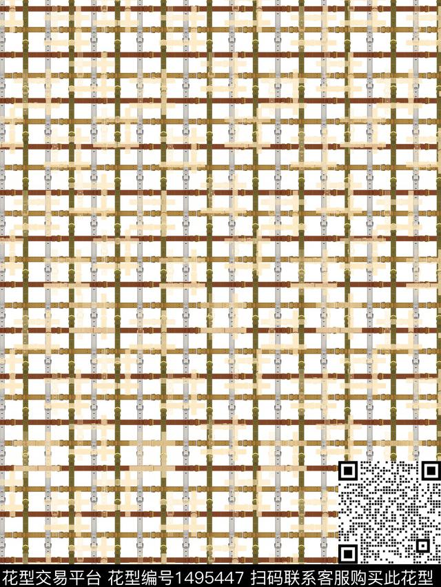 几何大牌风潮牌数码印花华亿平台下载（图片编号: 1495447） - 瓦栏（Walan）