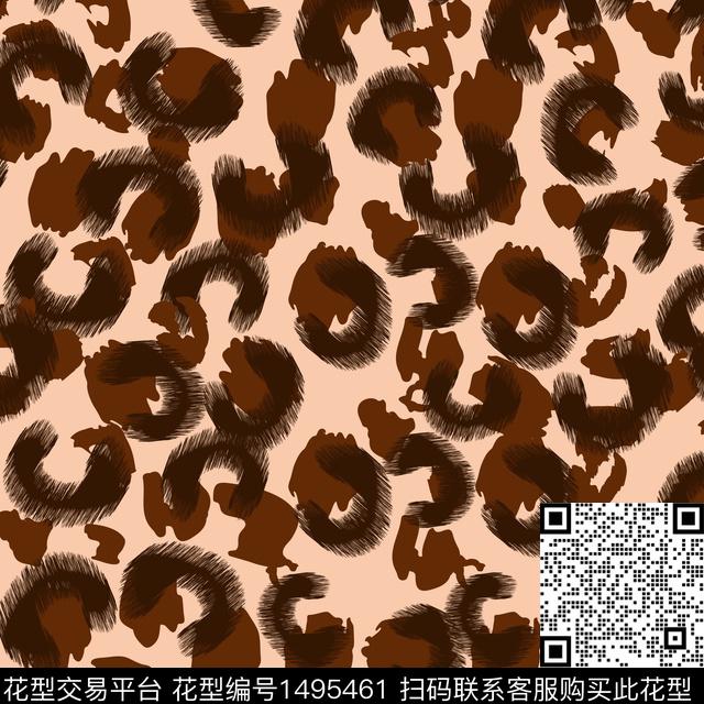 复古抽象年轻女性数码印花华亿平台下载（图片编号: 1495461） - 瓦栏（Walan）