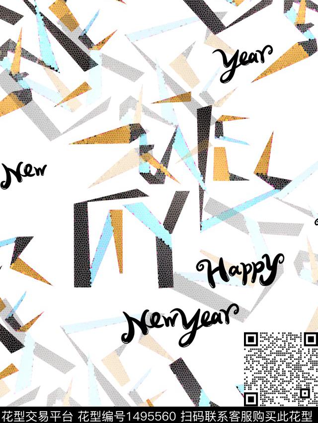 字母男装大牌风传统印花华亿平台下载（图片编号: 1495560） - 瓦栏（Walan）