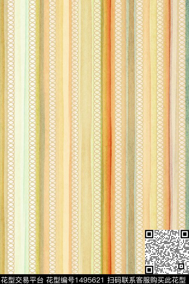 几何民族风小清新数码印花华亿平台下载（图片编号: 1495621） - 瓦栏（Walan）