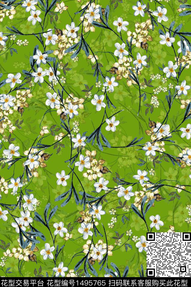 香云纱中国风数码印花华亿平台下载（图片编号: 1495765） - 瓦栏（Walan）