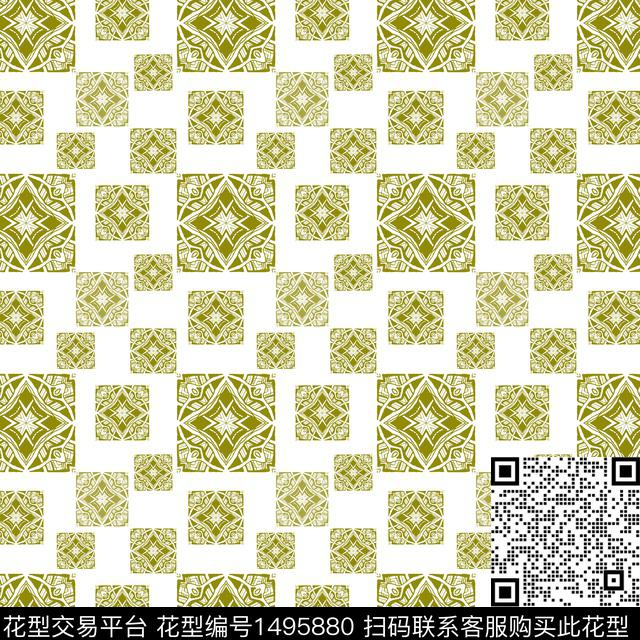 民族风波西米亚传统花纹传统印花华亿平台下载（图片编号: 1495880） - 瓦栏（Walan）