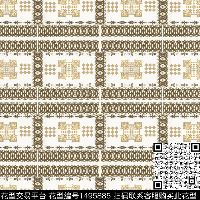 民族风波西米亚传统花纹传统印花华亿平台下载（图片编号: 1495885） - 瓦栏（Walan）