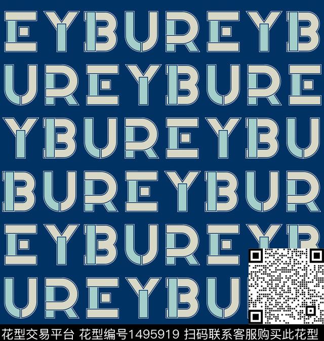 几何字母小碎花传统印花华亿平台下载（图片编号: 1495919） - 瓦栏（Walan）