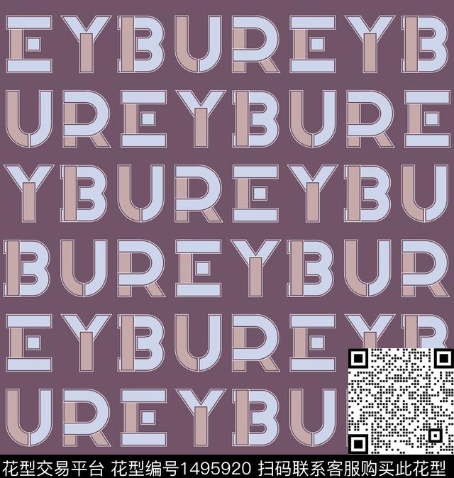 几何字母小碎花传统印花华亿平台下载（图片编号: 1495920） - 瓦栏（Walan）