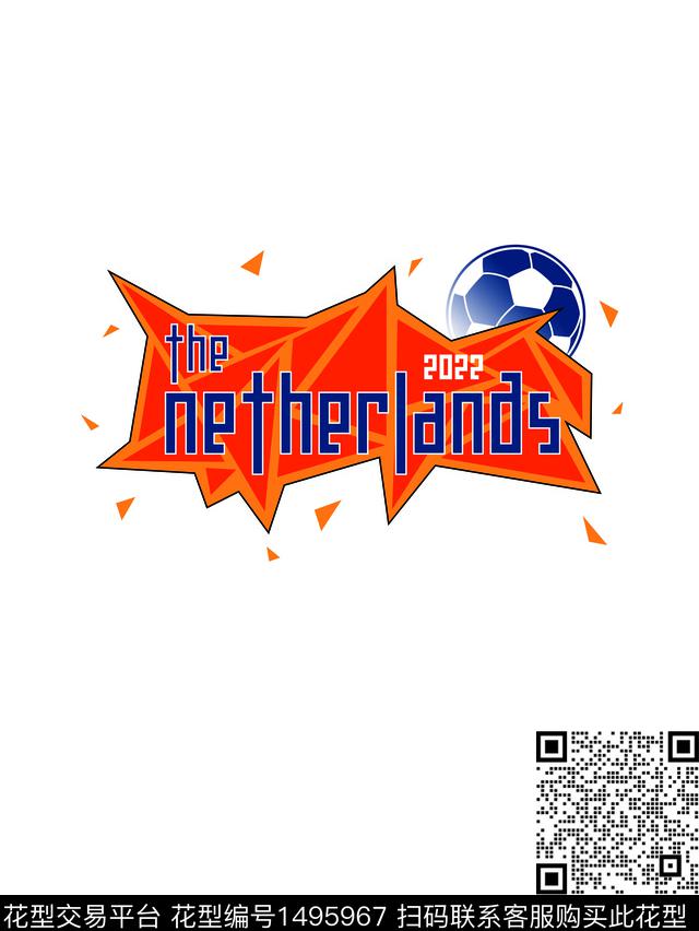 橙色字母三角形数码印花华亿平台下载（图片编号: 1495967） - 瓦栏（Walan）