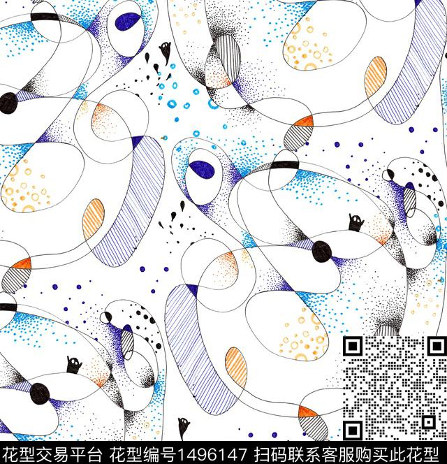 年轻女性小碎花清新风数码印花华亿平台下载（图片编号: 1496147） - 瓦栏（Walan）