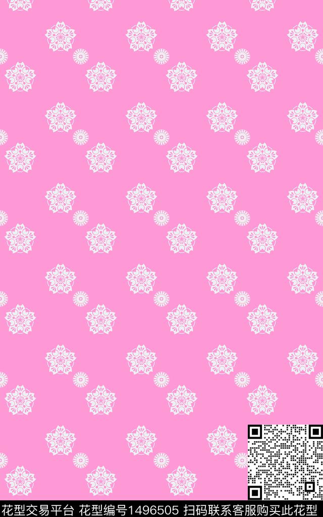 抽象花卉日本樱花传统印花华亿平台下载（图片编号: 1496505） - 瓦栏（Walan）