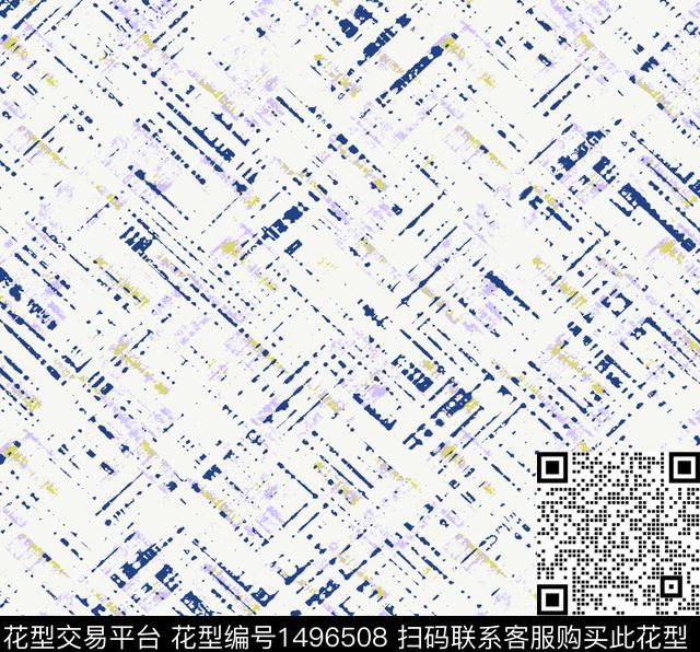 格子几何线条传统印花华亿平台下载（图片编号: 1496508） - 瓦栏（Walan）