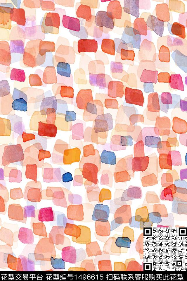 几何肌理大牌风数码印花华亿平台下载（图片编号: 1496615） - 瓦栏（Walan）